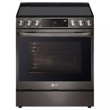 LG 6.3 Cu. Ft. Slide In Smart Electric Range in Black Stainless Steel, , large