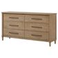 Hearth and Haven 6-Drawer Dresser in Sand, , large