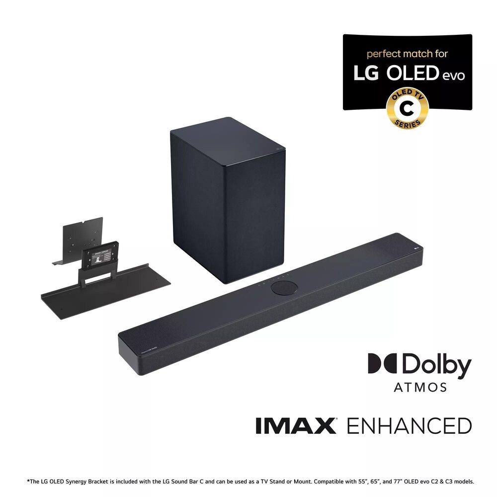 LG 83&quot; 4K OLED TV w/ Soundbar Sys, , large