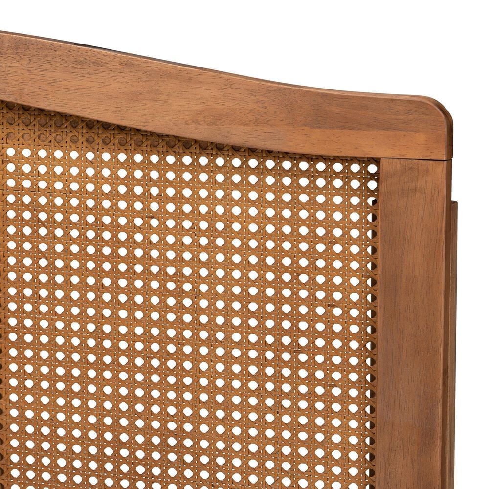 Baxton Studio Marieke King Panel Headboard in Ash Walnut, , large