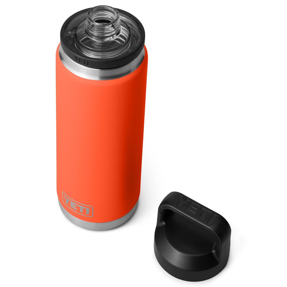 YETI Rambler 26 Oz Water Bottle with Chug Cap in Papaya, , large
