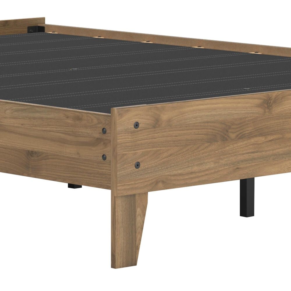Ashley Deanlow Queen Platform Bed in Honey Brown, , large
