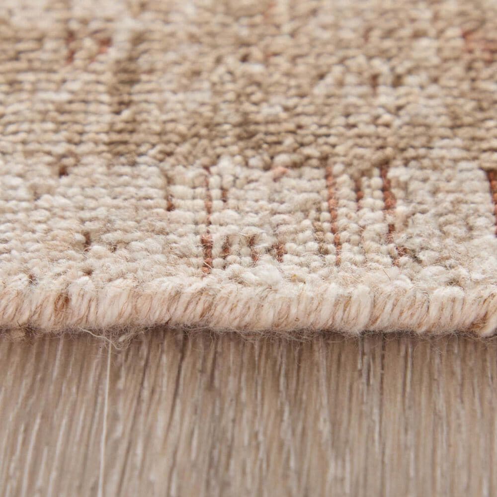 Feizy Loralai Beige and Rust 5&#39; x 8&#39; Area Rug, , large