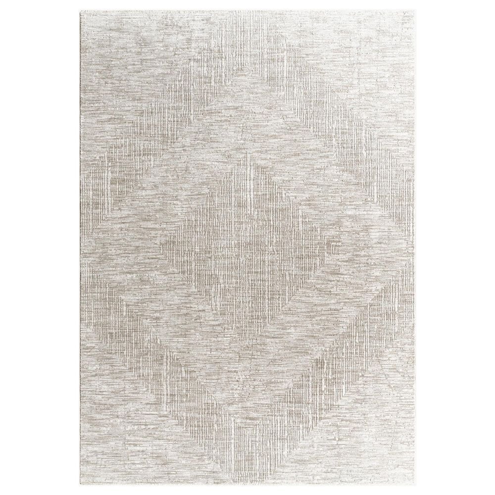 Surya Masterpiece Light Sage, Medium Gray and Cream 5" x 7"5" Area Rug, , large