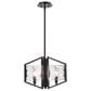 Golden Lighting Varsha 3-Light Pendant in Matte Black, , large