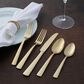 Oneida Aptitude 20-Piece Flatware Set in Champagne, , large
