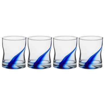 Libbey Glass Blue Ribbon 13-Oz Double Old Fashioned Glassware Set in Clear (Set of 4), , large