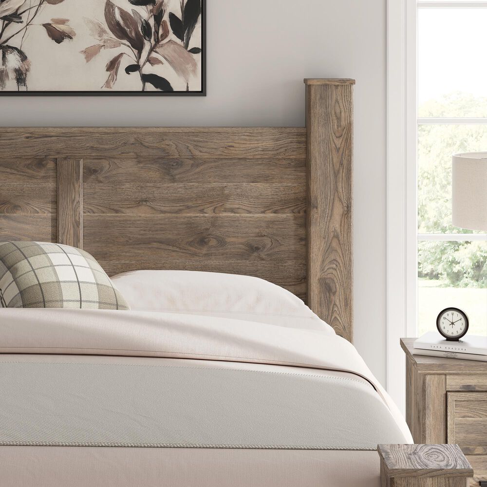 Ashley Rusticott King Poster Bed in Brown, , large
