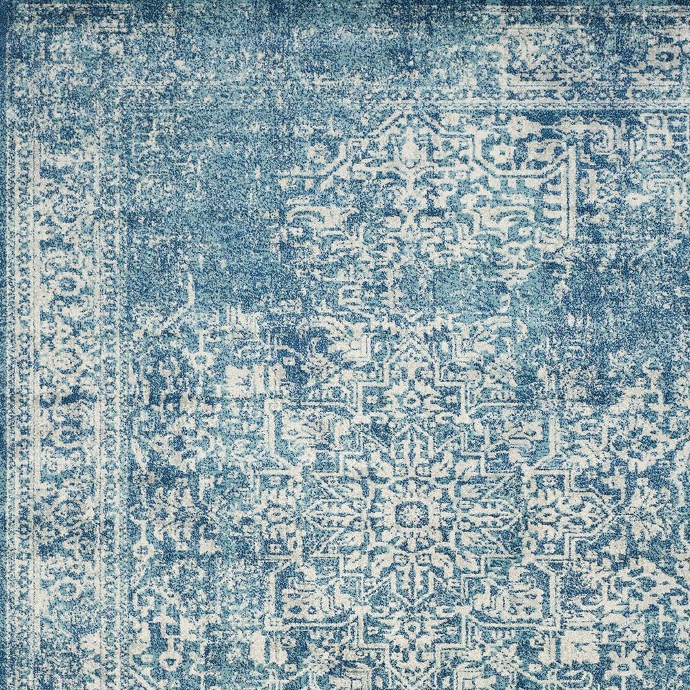 Safavieh Evoke EVK256C-5R 5&#39;1&quot; Round Blue/Ivory Area Rug, , large