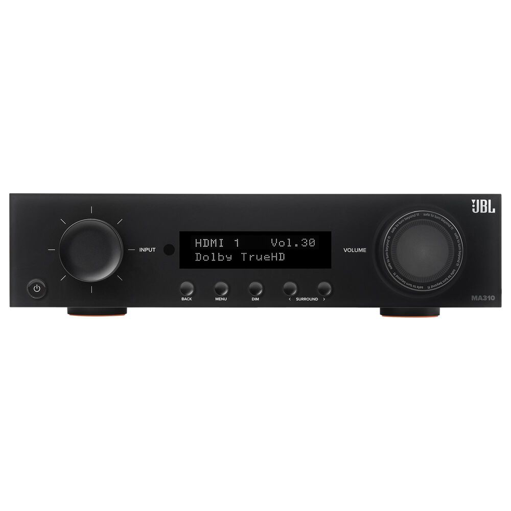 JBL 4.5 Bookshelf Loudspeaker + 4.5 Center Channel Loudspeaker + 10&quot; Powered Subwoofer in Espresso + 5.2 Channel AV 4K Receiver in Black, , large