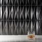 Soho Studio Baroque Adwick Gun Metal 13" x 16" Ceramic Mosaic Sheet, , large