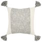 Rizzy Home Donny Osmond 20" Down Filled Pillow in Light Gray, , large