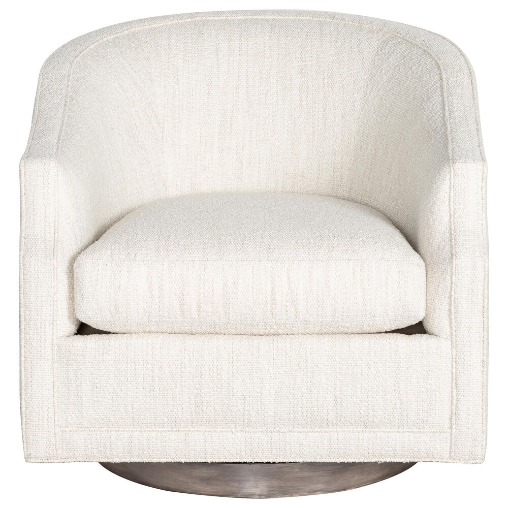 Massoud Gigi Swivel Chair in Boucle Pearl, , large