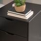 Linon Home Decor Polly 3-Drawer Nightstand in Black, , large