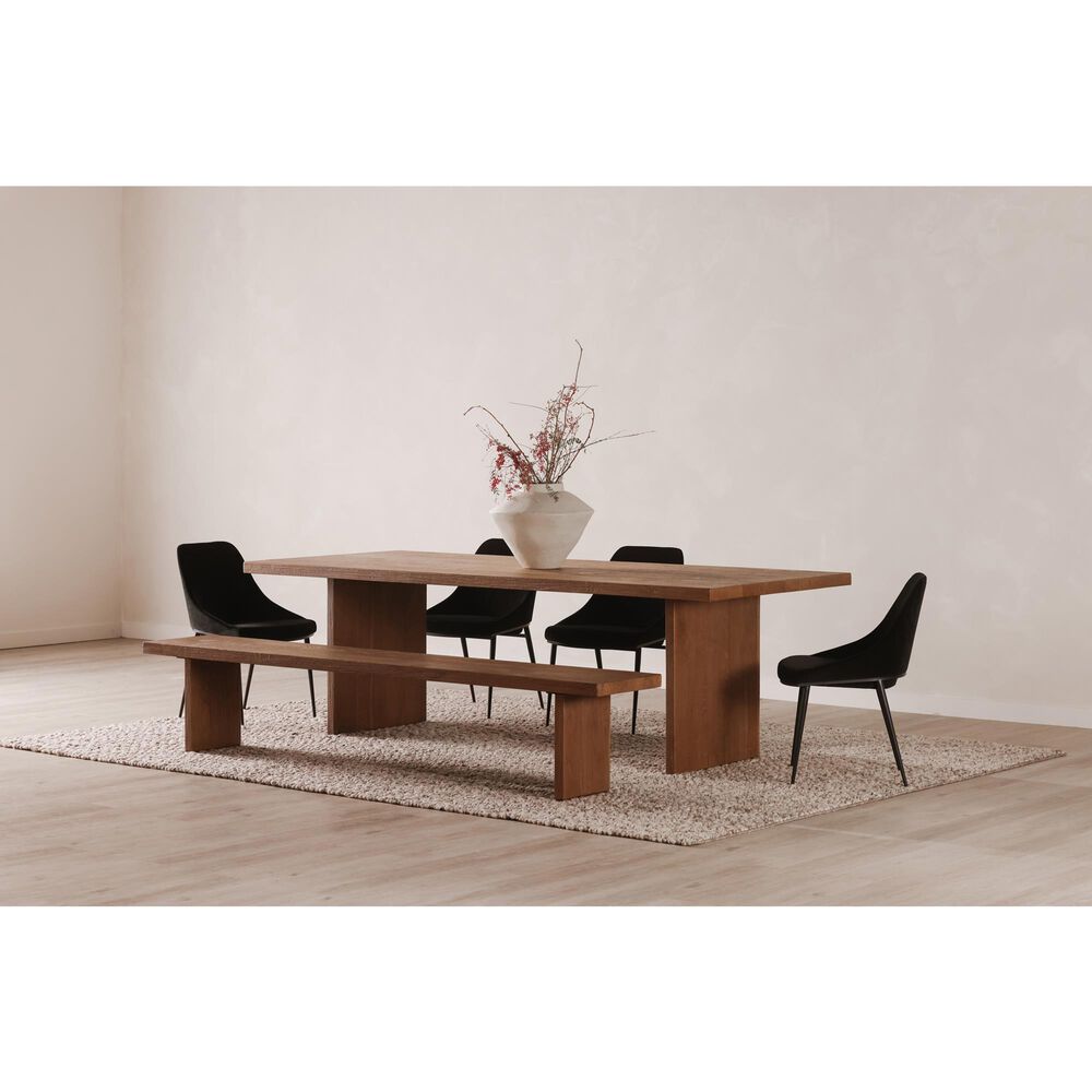 Moe&#39;s Home Collection Koshi Dining Bench in Sand Grey, , large