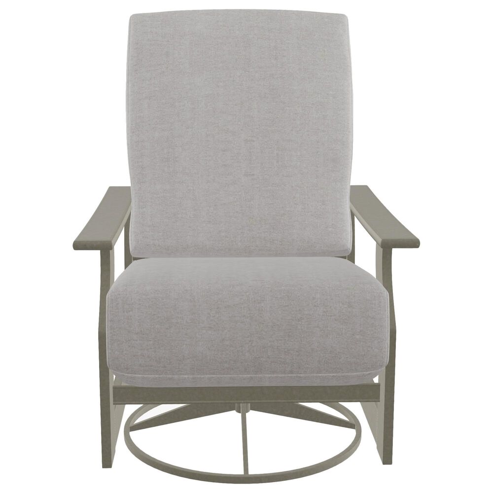 Telescope St. Catherine Swivel Rocker with Charter Silk Cushion in Storm, , large
