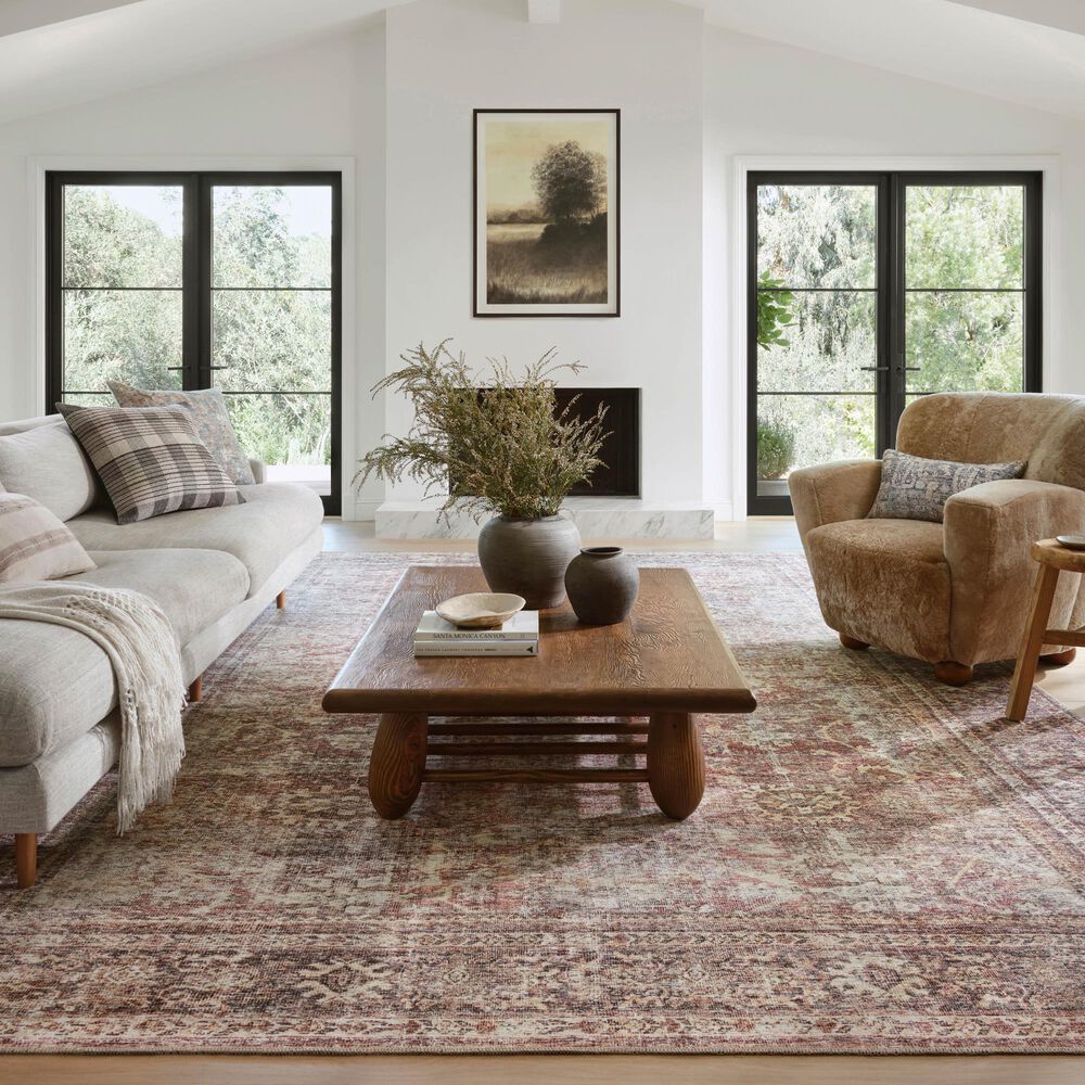 Amber Lewis x Loloi Georgie 10&#39; x 14&#39; Bordeaux and Antique Area Rug, , large