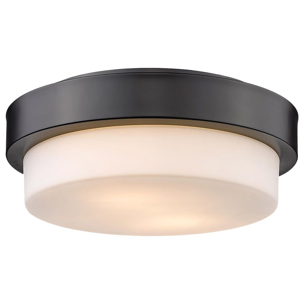 Golden Lighting Multi-Family 10.5" Flush Mount in Matte Black, , large