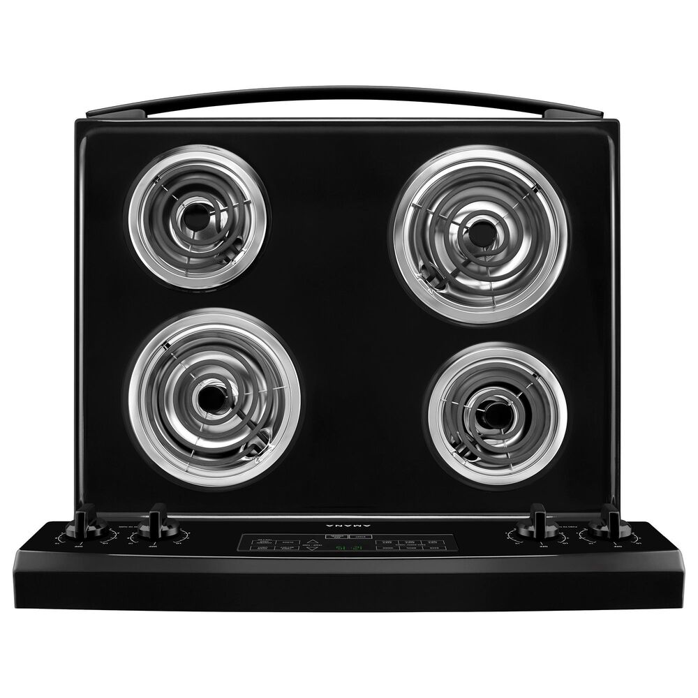 Amana 4.8 Cu. Ft. Electric Range with Bake Assist Temps in Black, , large