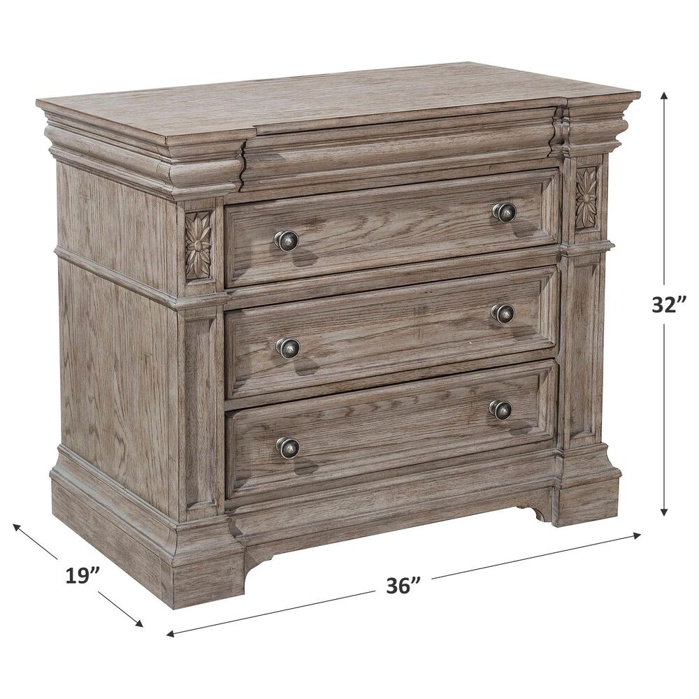Nicolette Home Kingsbury Bachelor's Chest in Kingsbury Gray, , large