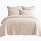 Levtex Martha 3-Piece King/Cal King Quilt Set in Taupe and White, , large