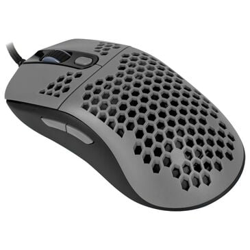 Arozzi Favo Ultra Lightweight Customizable RGB Gaming Mouse with Honeycomb Pattern, Pixart 3389 Sensor, and Omron 20M Switches - Grey, , large