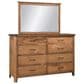 Briarwood Restful Retreat 8 Drawer Dresser and Mirror in Iced Coffee, , large