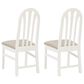 Linon Home Decor Jesper Side Chair in White (Set of 2), , large