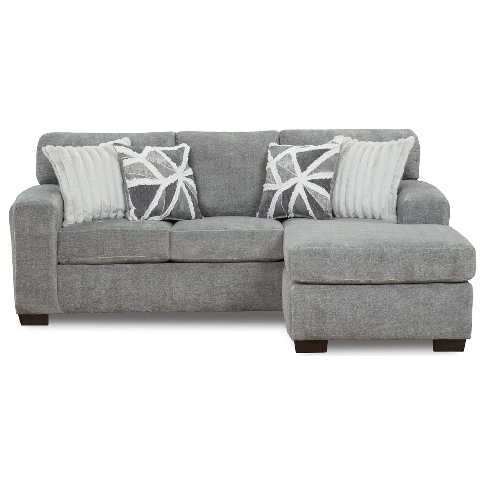 Arapahoe Home 2-Piece Stationary Sectional with Reversible Chaise in Posh Gray, , large