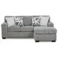 Arapahoe Home 2-Piece Stationary Sectional with Reversible Chaise in Posh Gray, , large