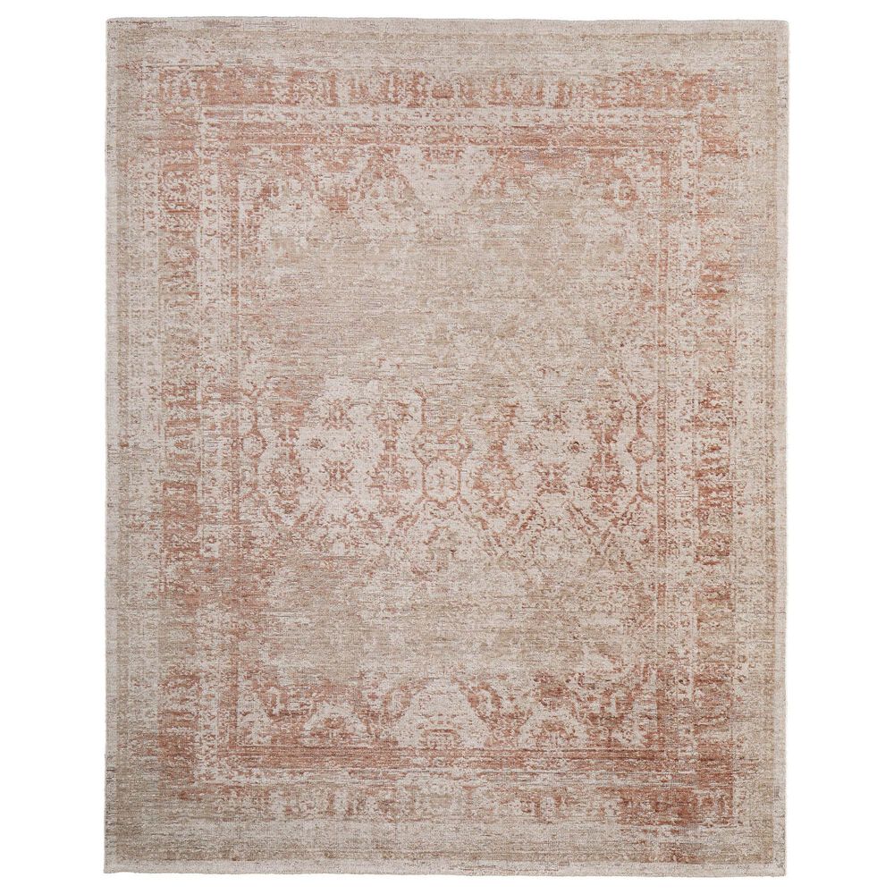 Feizy Loralai Beige and Rust 5" x 8" Area Rug, , large