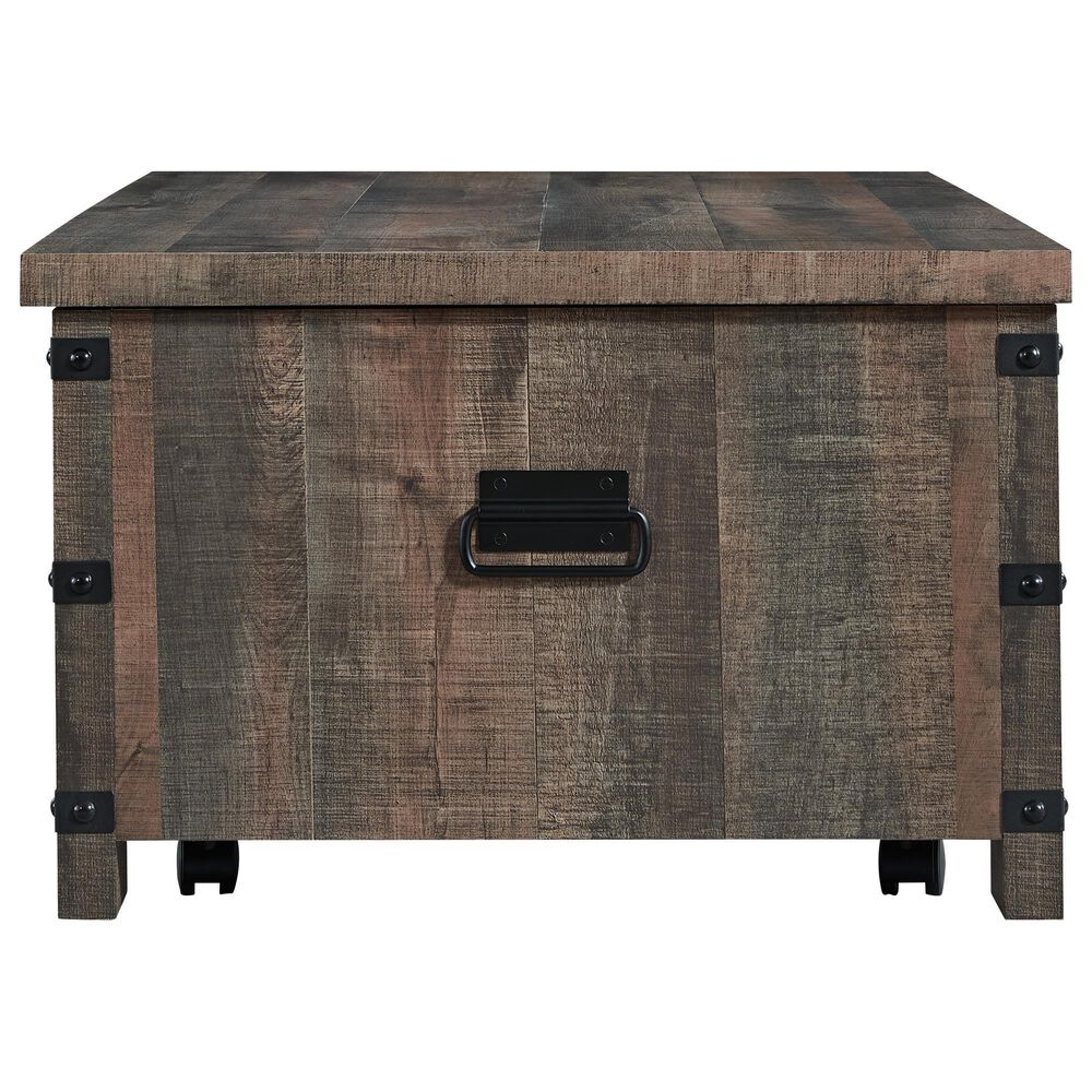 Ashley Hollum Lift-Top Coffee Table in Rustic Brown, , large