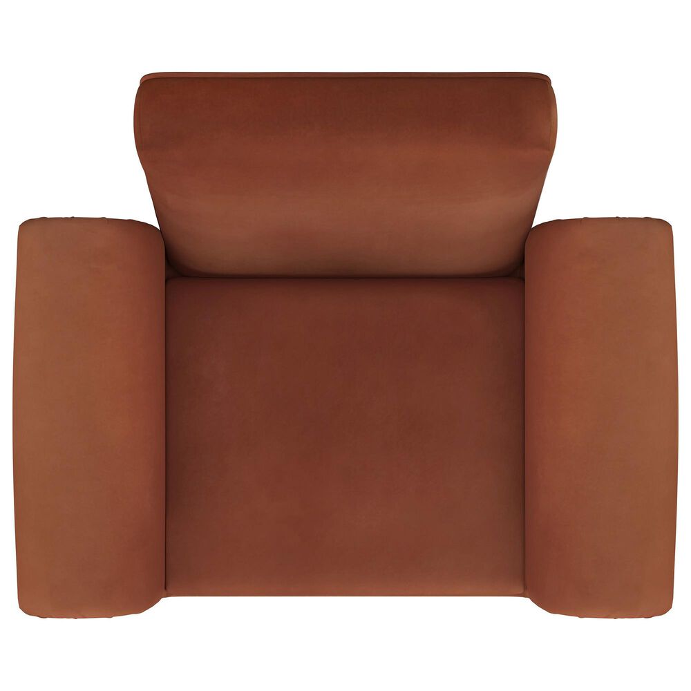 Coaster Liana Accent Armchair in Rust Orange, , large