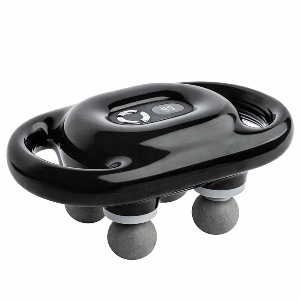 Nuvomed Motionmax Dual-Handle Multifunctional Whole Body Massager in Black, , large