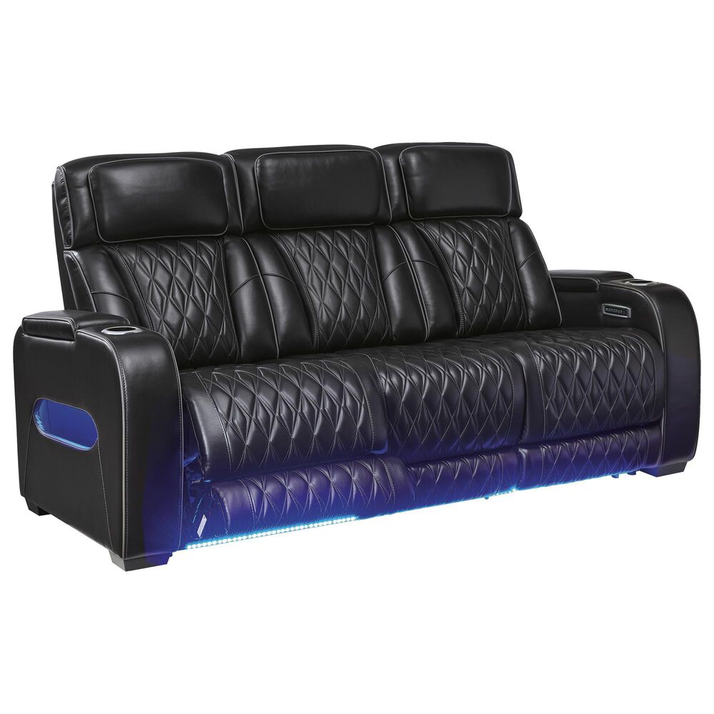 Ashley Boyington 3-Piece Power Reclining Living Room Set in Black, , large
