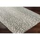 Surya Athena 9" x 12" Gray and Cream Area Rug, , large