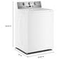 Maytag 3.8 Cu. Ft. Washer with DuraCore System in White, , large