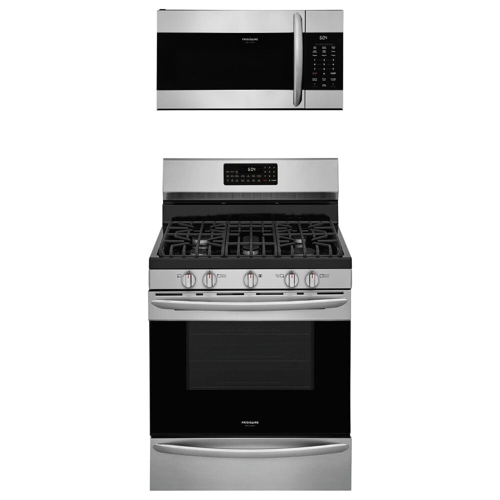 Frigidaire Gallery 2-Piece Kitchen Package with 30"" Gas Range in Stainless Steel, , large