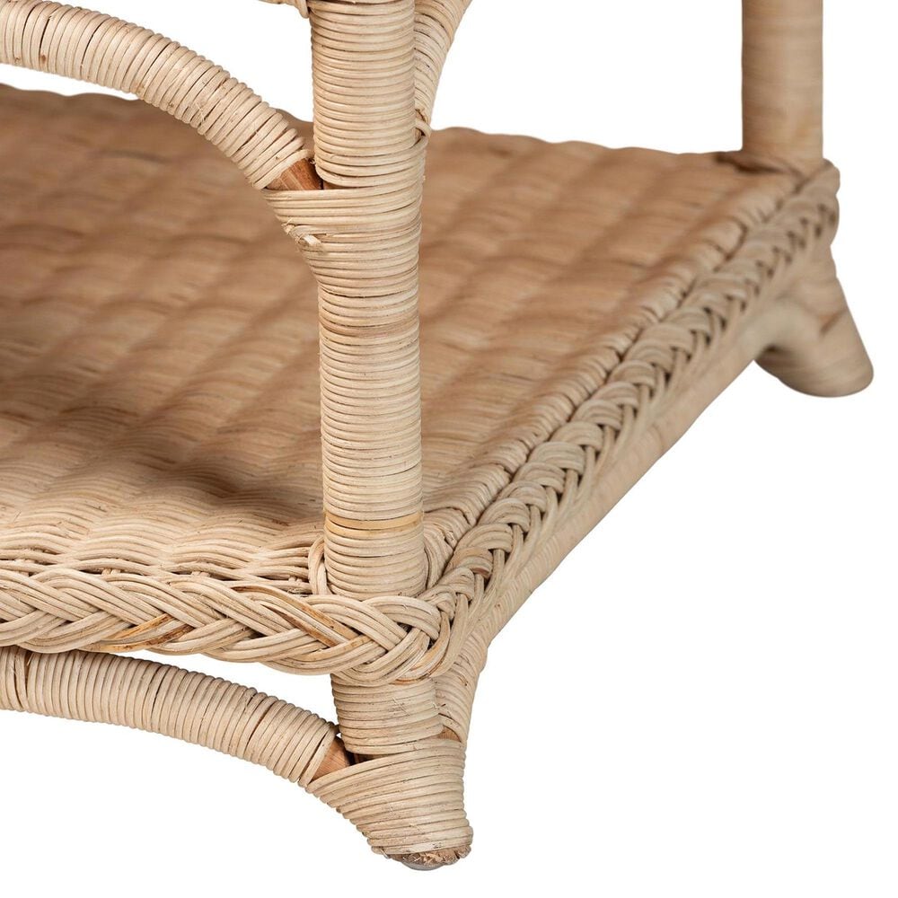 Baxton Studio Oxford Coffee Table with Open Shelf in Natural, , large