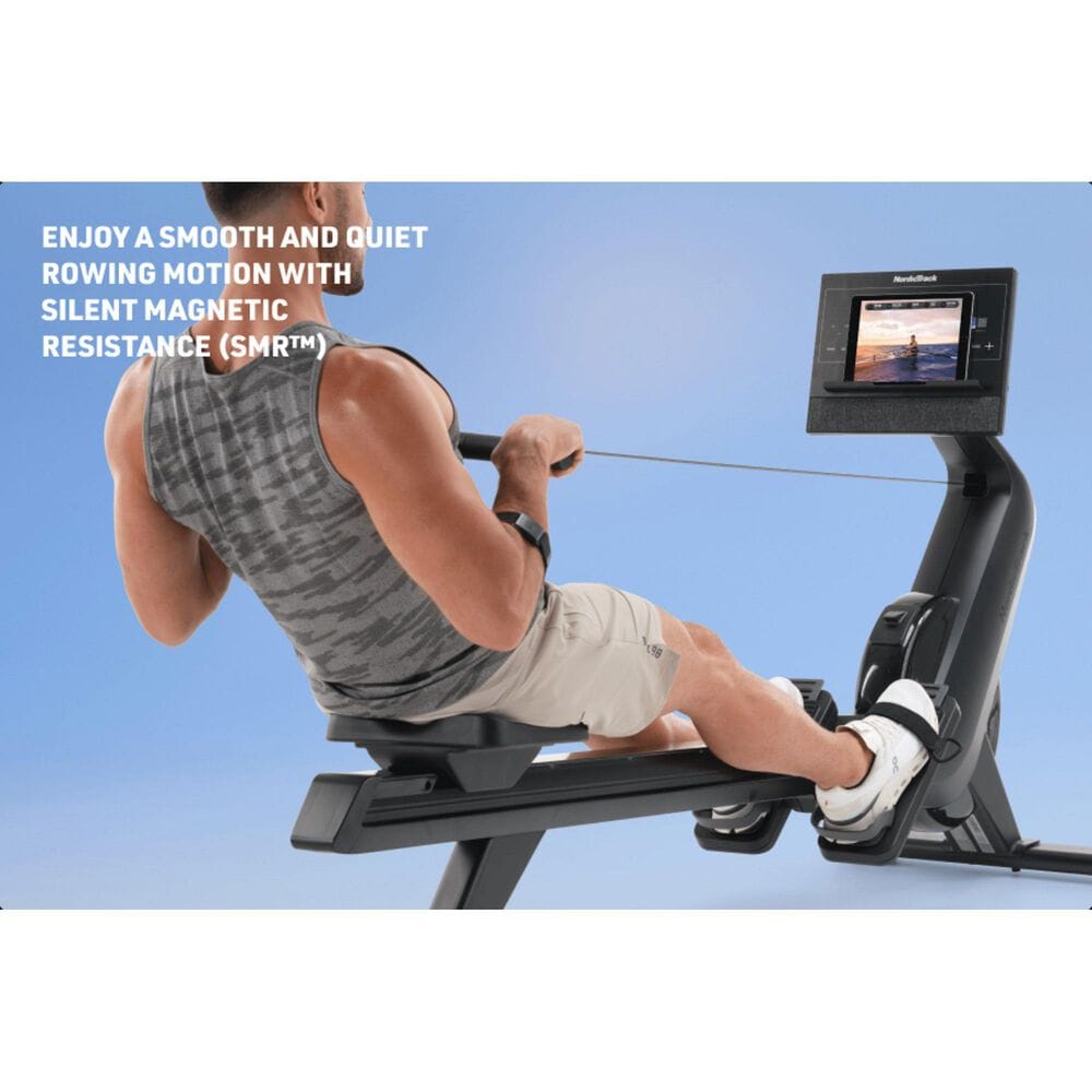 Icon Health &amp; Fitness RW300 Rowing Machine in Black, , large