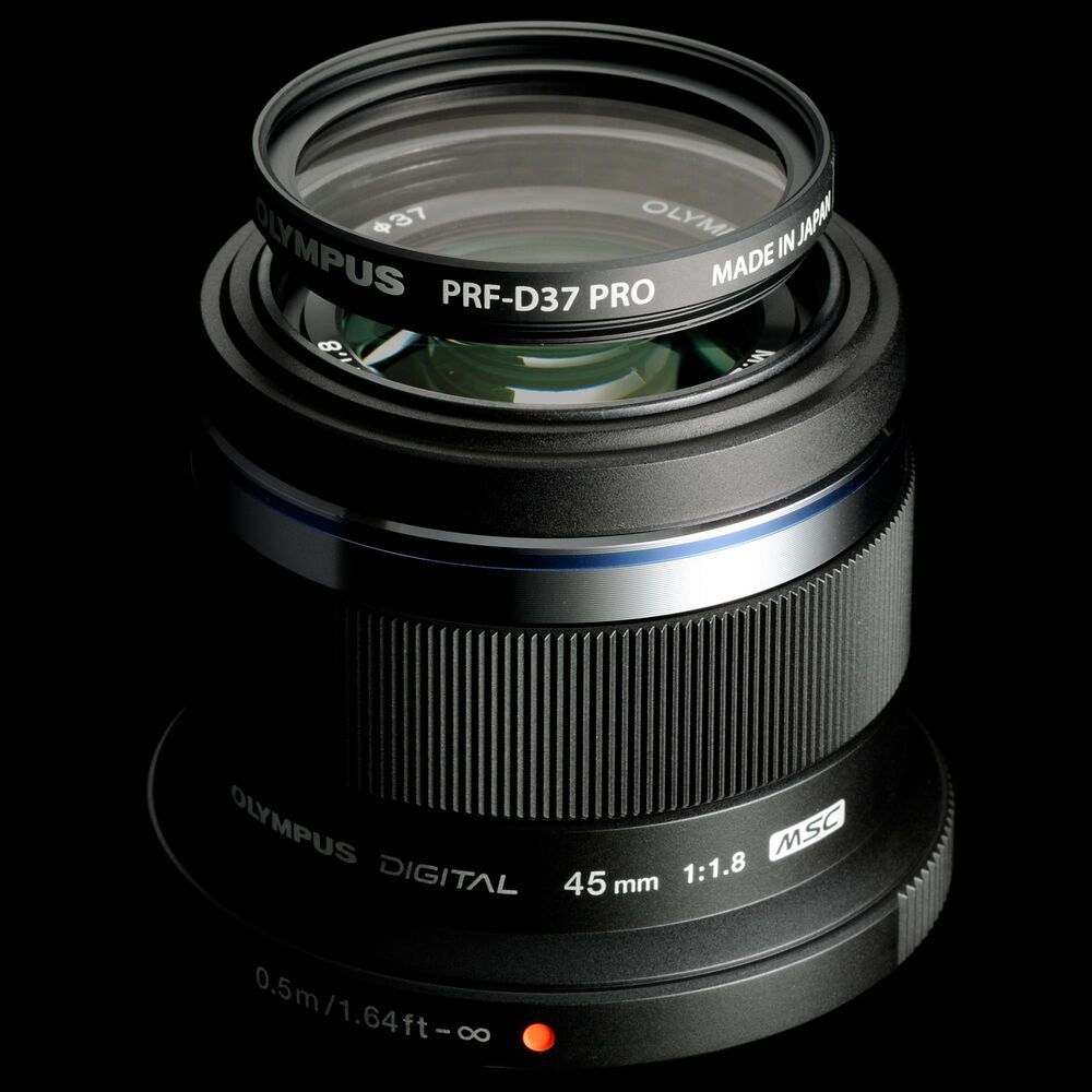 OM- System Olympus 37mm Pro Protection Filter in Black, , large