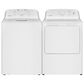 Hotpoint 4.0 Cu. Ft. Top Load Washer and 6.2 Cu. Ft. Electric Dryer Laundry Pair in White, , large