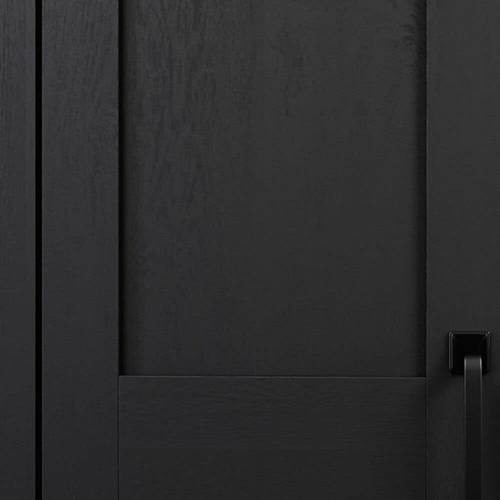 Sauder Two-Door Storage Cabinet in Raven Oak, , large