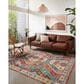 Loloi II Zion ZIO-05 7"6" x 9"6" Red and Multicolor Area Rug, , large