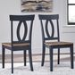 Ashley Landocken Dining Chair in Brown and Blue (Set of 2), , large