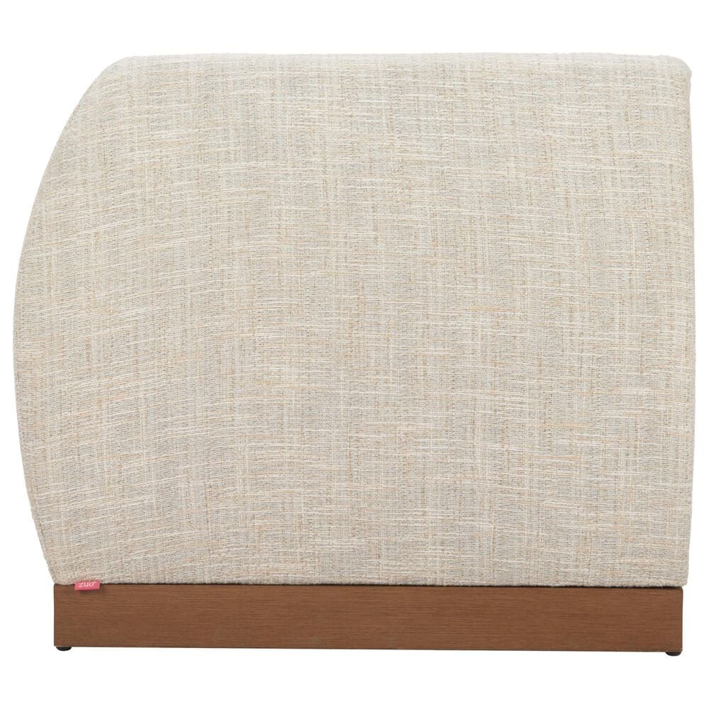 Zuo Modern Christy Outdoor Corner Chair in Beige, , large