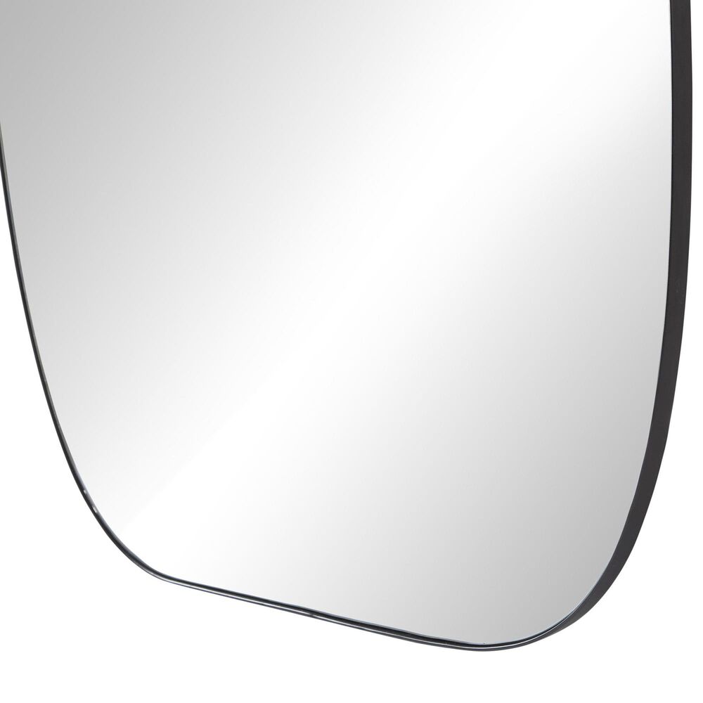 Four Hands Asher Contour Mirror in Gunmetal, , large