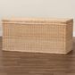 Baxton Studio Caden Storage Bench in Natural, , large
