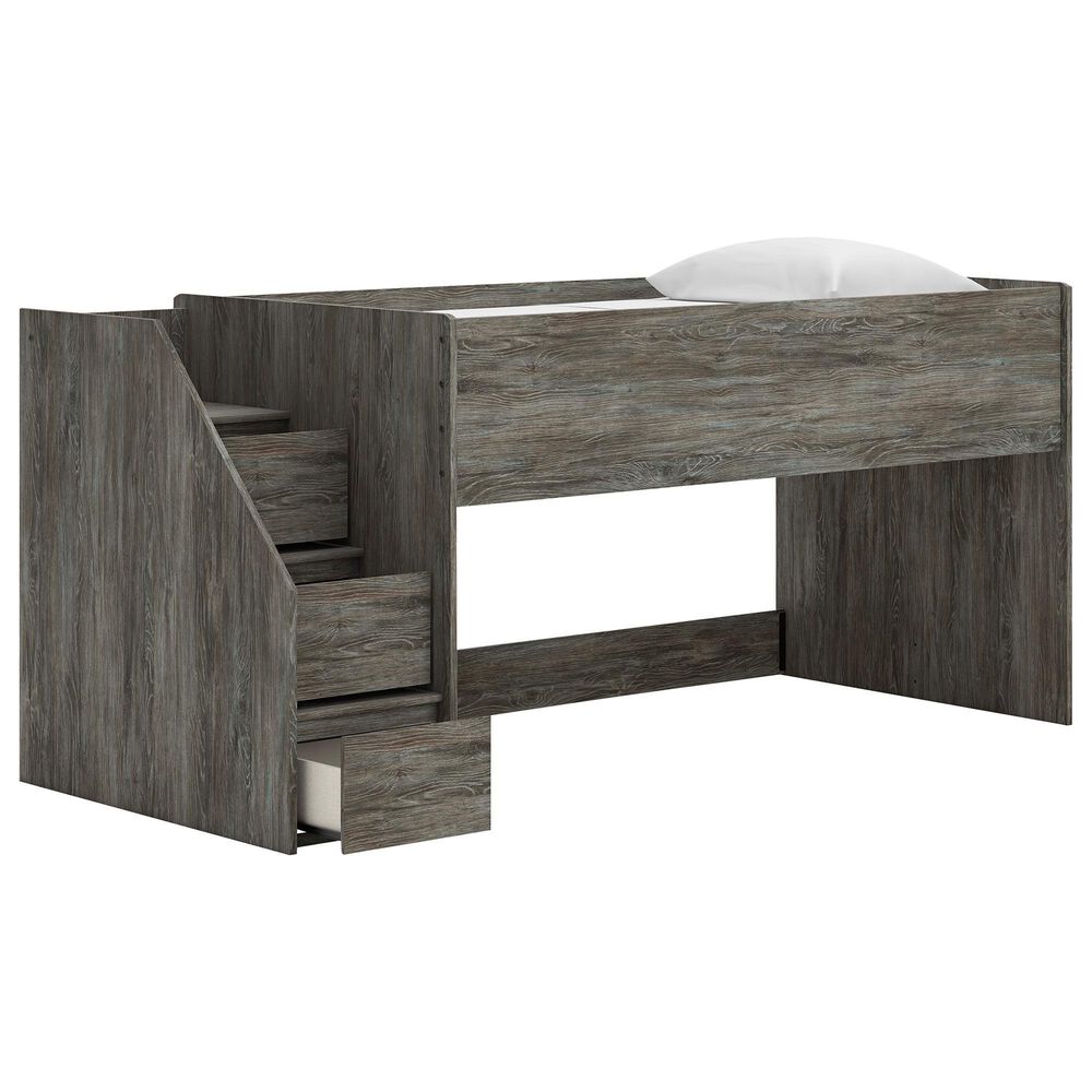 Ashley Frandern Twin Loft Bed in Gray, , large