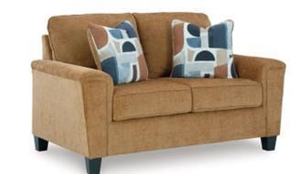 Ashley Erinslane Stationary Loveseat in Honey, , large